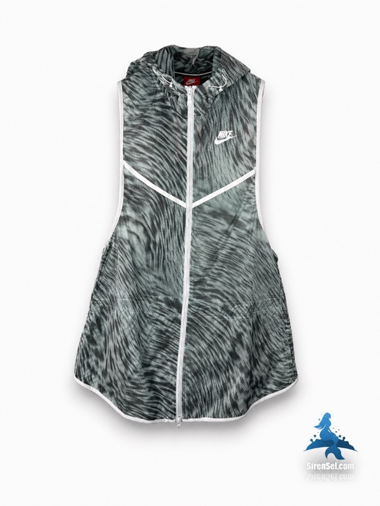 Nike Jackets & Blazers - 1149 NWT Nike Tech Hyperfuse Hooded Vest - Size M – Light Aqua Grey